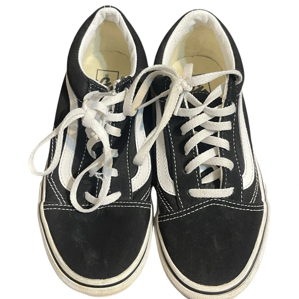 Vans Old Skool Black White‎ Classic Lace Uo Sneaker Shoes Kids 3
